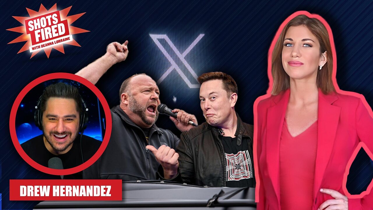 Alex Jones RETURNS to X! Elon UnBans, Epic Convo with Vivek, Elon, Andrew Tate, Tucker