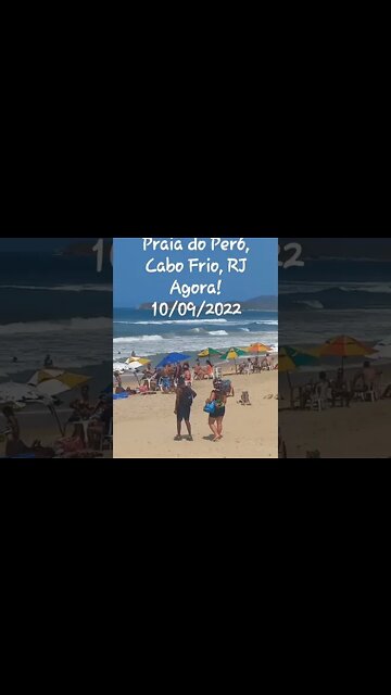 Praia do Peró, Cabo Frio, RJ. Agora 10/09/2022