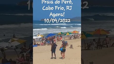 Praia do Peró, Cabo Frio, RJ. Agora 10/09/2022