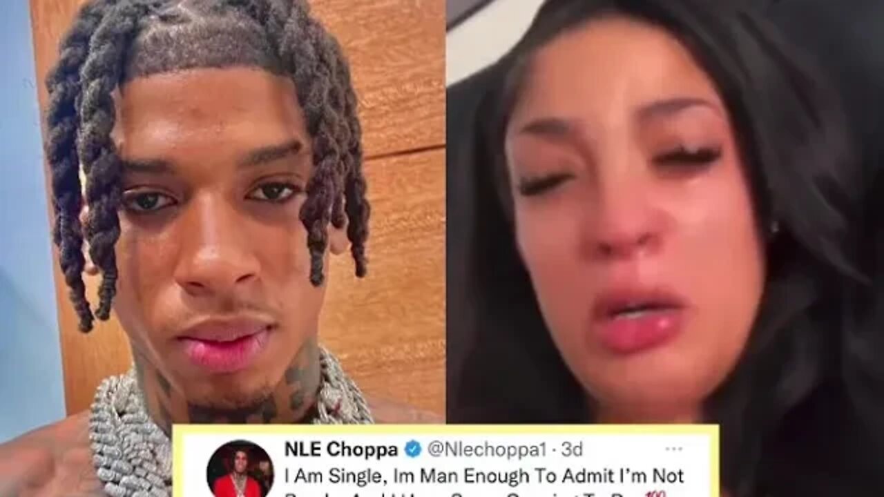 NLE Choppa’s ex girlfriend breaks down crying after he broke up with her