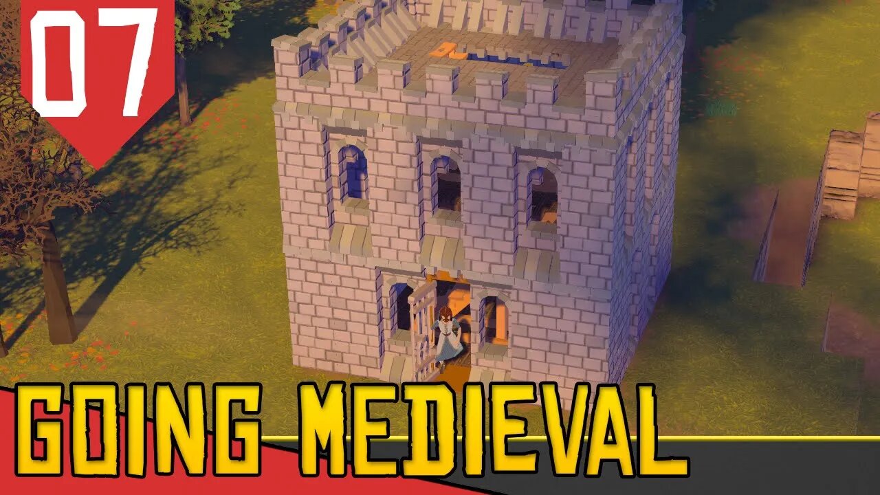 Fortificações MEDIEVAIS de Pedra! - Going Medieval #07 [Série Gameplay Português PT-BR]