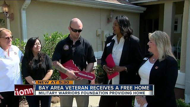 Florida wounded vet gets free home in Tarpon Springs