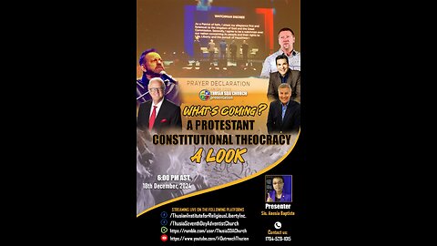 What's Coming? A Protestant Constitutional Theocracy-A Look