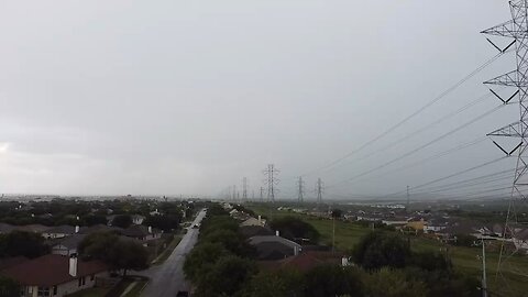 Drone View Storm approaching