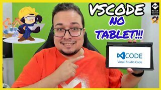 RODANDO O VSCODE NO TABLET | GITHUB CODESPACES