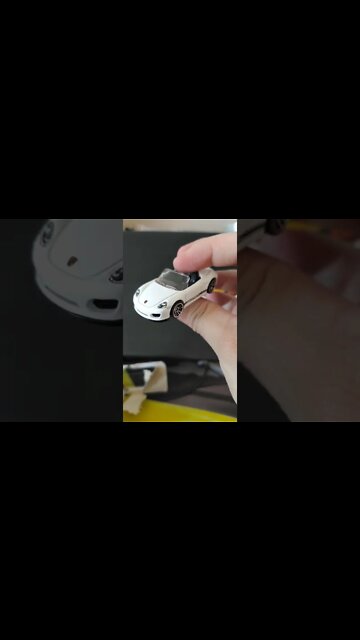 PORSCHE HOT WHEELS Essa miniatura está de babar #shorts