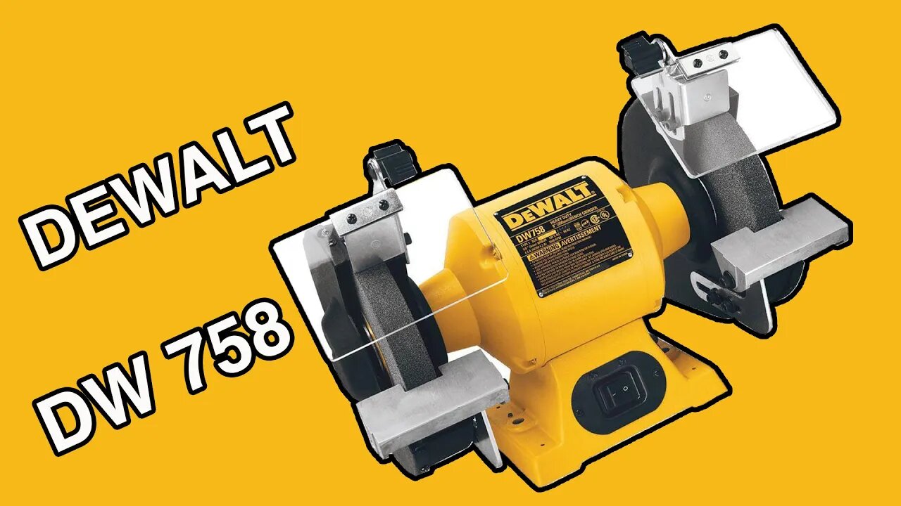Assembling my Dewalt DW758 Bench Grinder | Not even sure why I made this :(