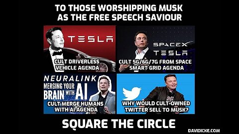 David Icke: Why I Would Not Trust Elon Musk To Tell Me The Time In A Room Full Of Clocks - 1/6/23