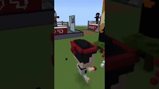 MINECRAFT: KEN VS RYU LUTA ÉPICA #shorts