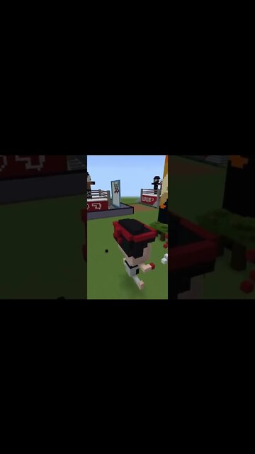 MINECRAFT: KEN VS RYU LUTA ÉPICA #shorts
