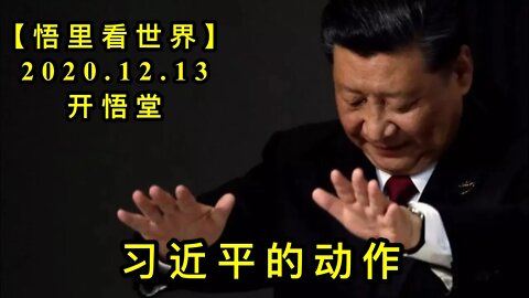 【悟里看世界】KWT500 201213-09 xjpddz 习近平的动作