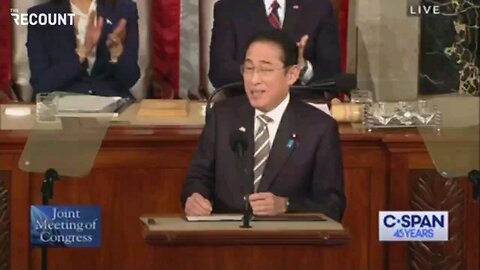 Japanese PM Kishida addresses Congress: "I detect an undercurrent of self-doubt among some Americans