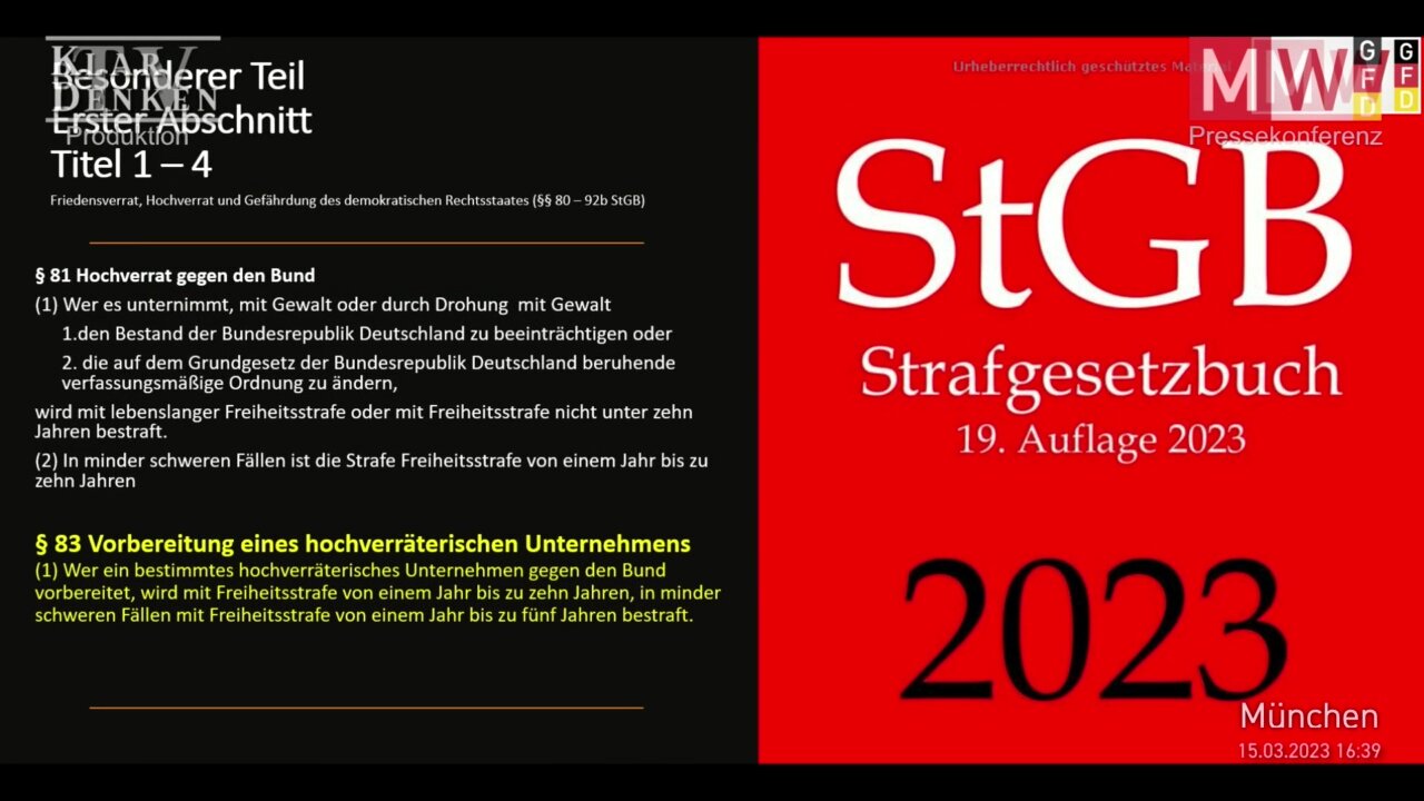 Deutschland steht auf Hildesheim 02.09.2023 Austritt aus der NATO und WHO