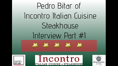 Who’s at The Chef’s Table with Chef Dan? Chef Dan Welcomes Pedro Bitar to The Chef's Table! Part I