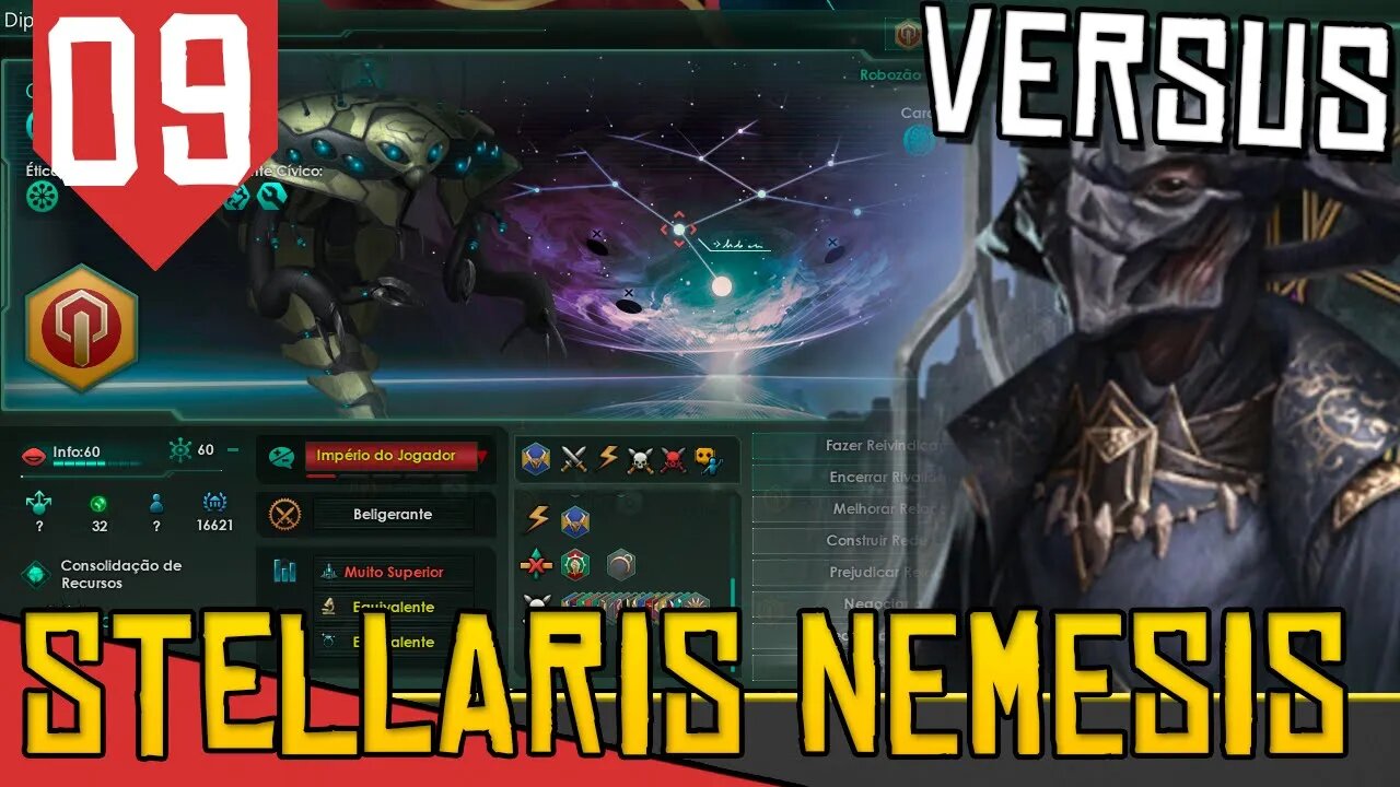 A CRISE se REVELA! - Stellaris Versus Império #09 [Gameplay Arkantos PT-BR]