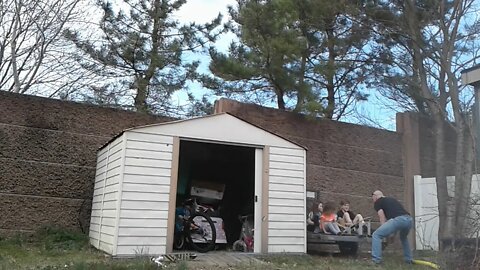 Blue Collar Training - 50 Trailer Deadlifts With 4 Grandkids.