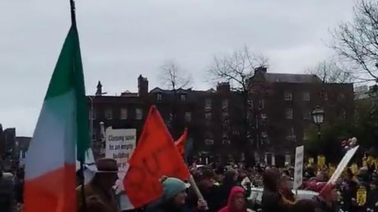 The Dumb Irish Think Their Protesting Against Immigration Will Stop It! (22nd Jan)