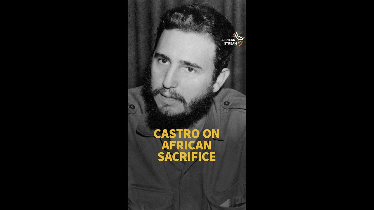 CASTRO ON AFRICAN SACRIFICE