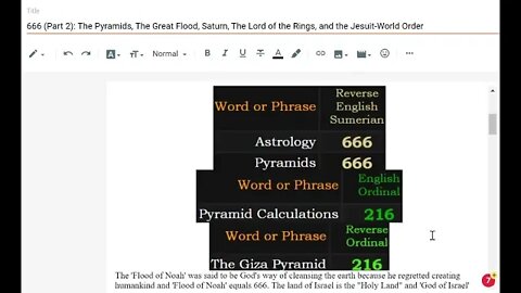 666 (Part 2) The Pyramids, Simulation Theory, Saturn, and The Jesuits #gematria #truth #numerology