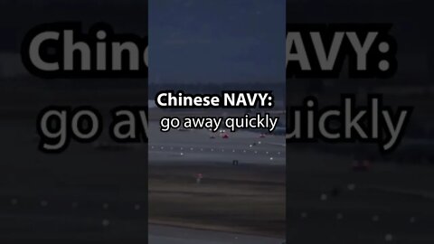 The chins navy pokes fun and US military aircraft by meowing at them LMFAO