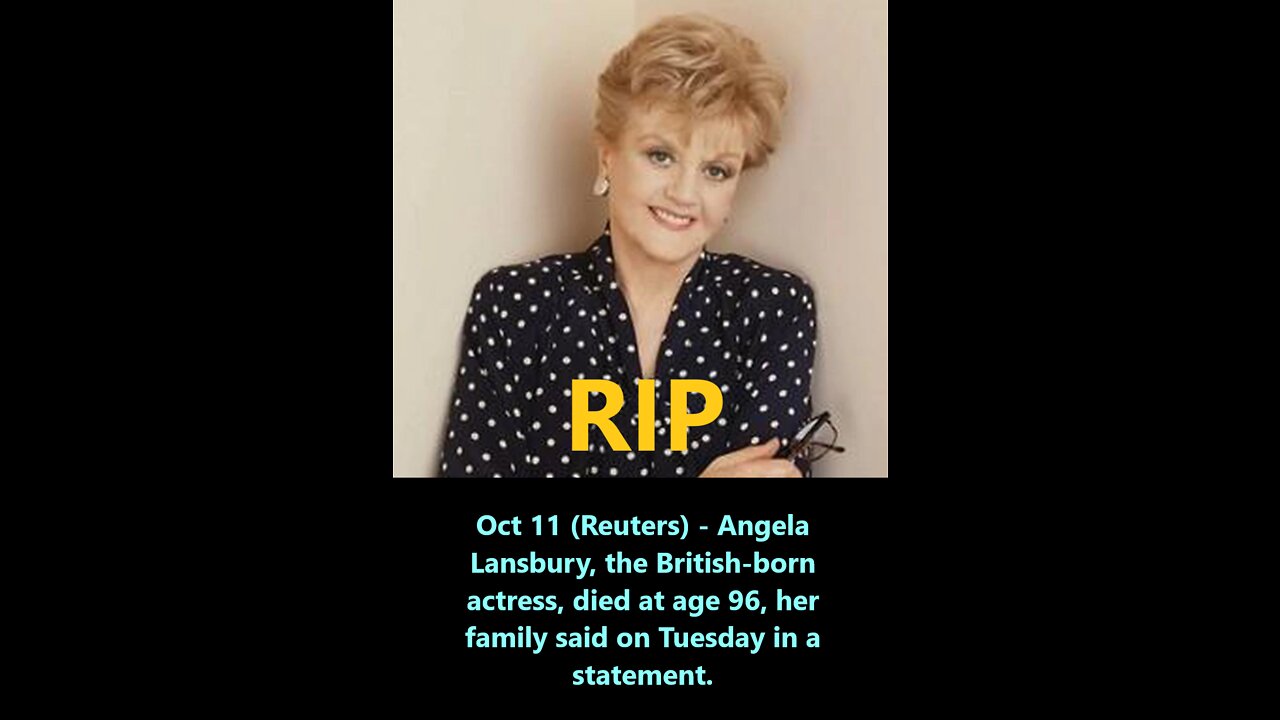 RIP Angela Lansbury