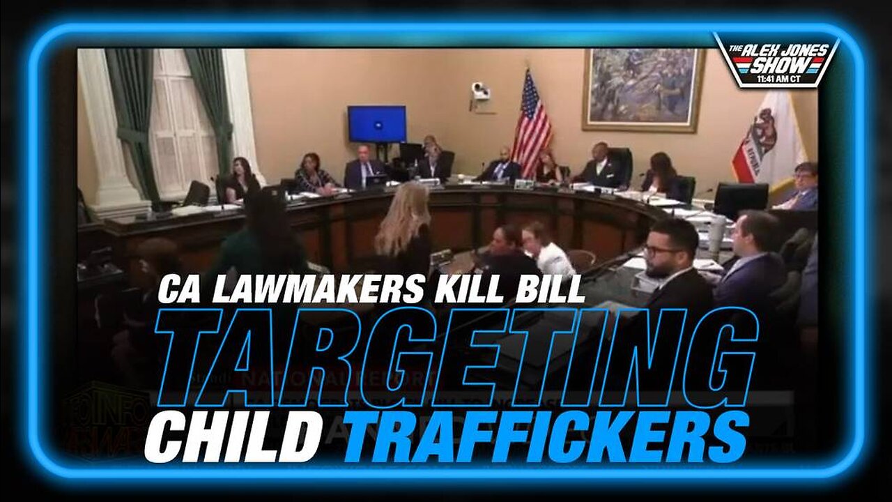 VIDEO: California Lawmakers Strike Down Bill Targeting Child Traffickers