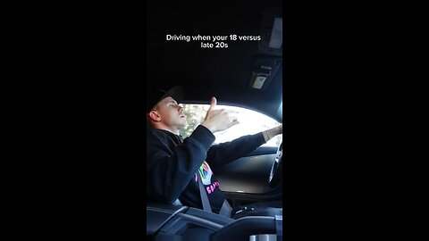 Driving when your 18 versus your late 20s #comedy #millennials #driving #shorts