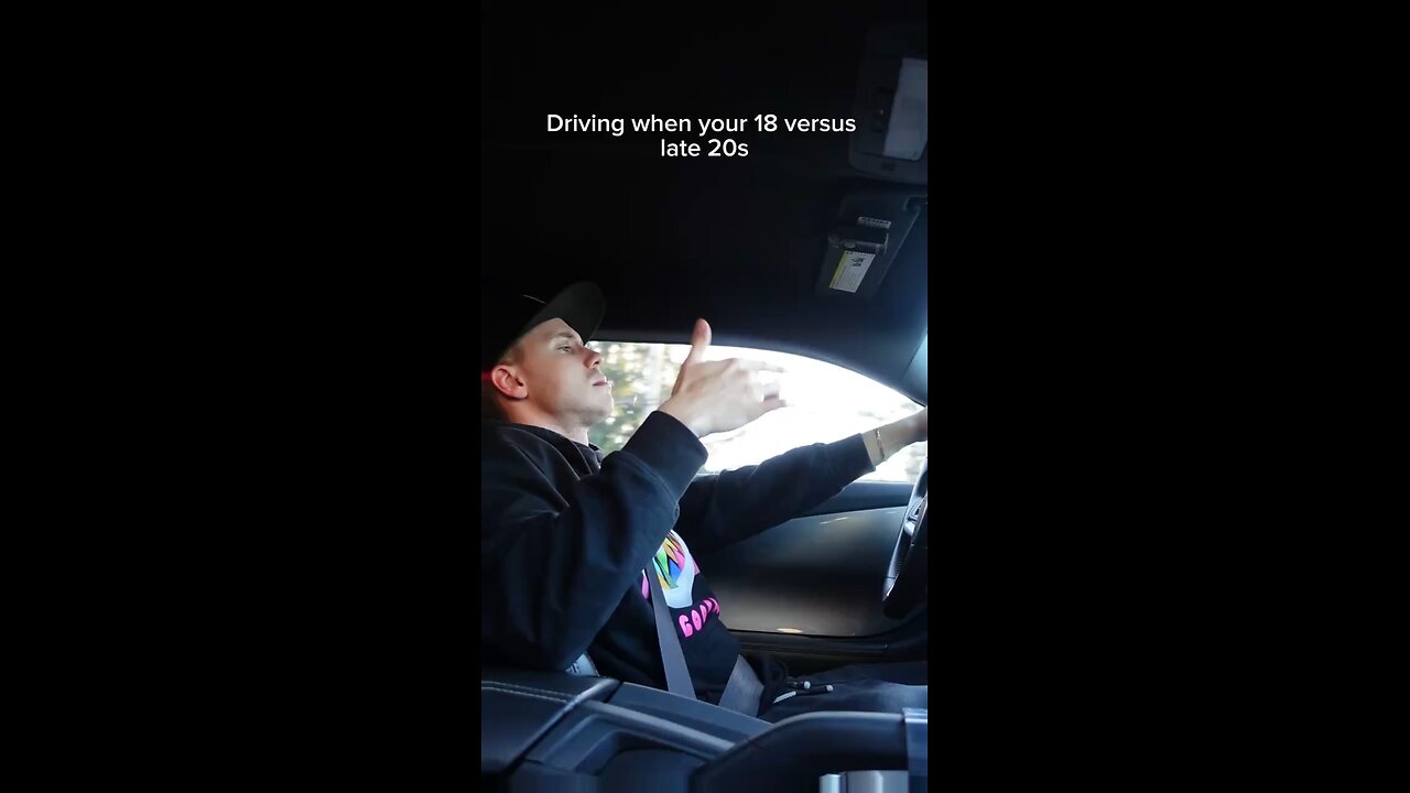 Driving when your 18 versus your late 20s #comedy #millennials #driving #shorts