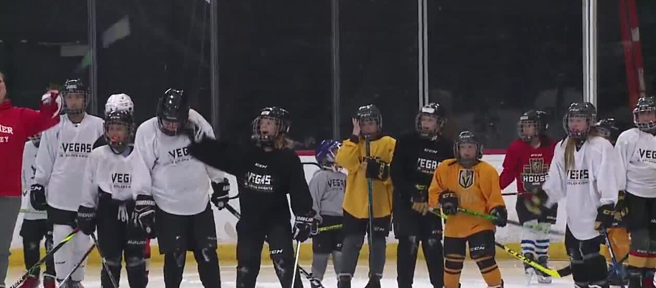 Girls hockey clinic held at City National Arena