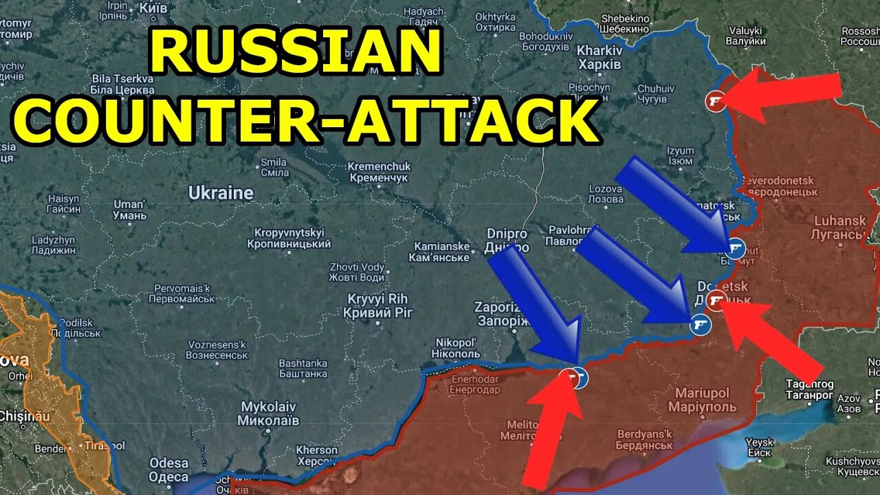 Russia Counter-Attacks By Robotyne