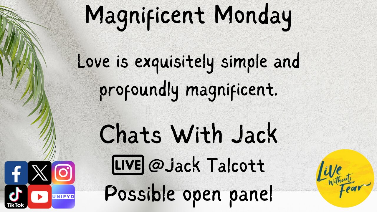 Recognizing Faith to Grow in Love; Chats with Jack and Open(ish) Panel Opportunity