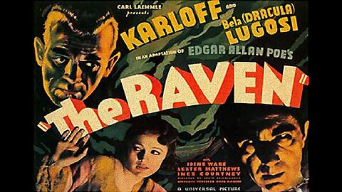 Karloff & Lugosi THE RAVEN 1935 Demented Doctor has a Dungeon of Torture Devices FULL MOVIE