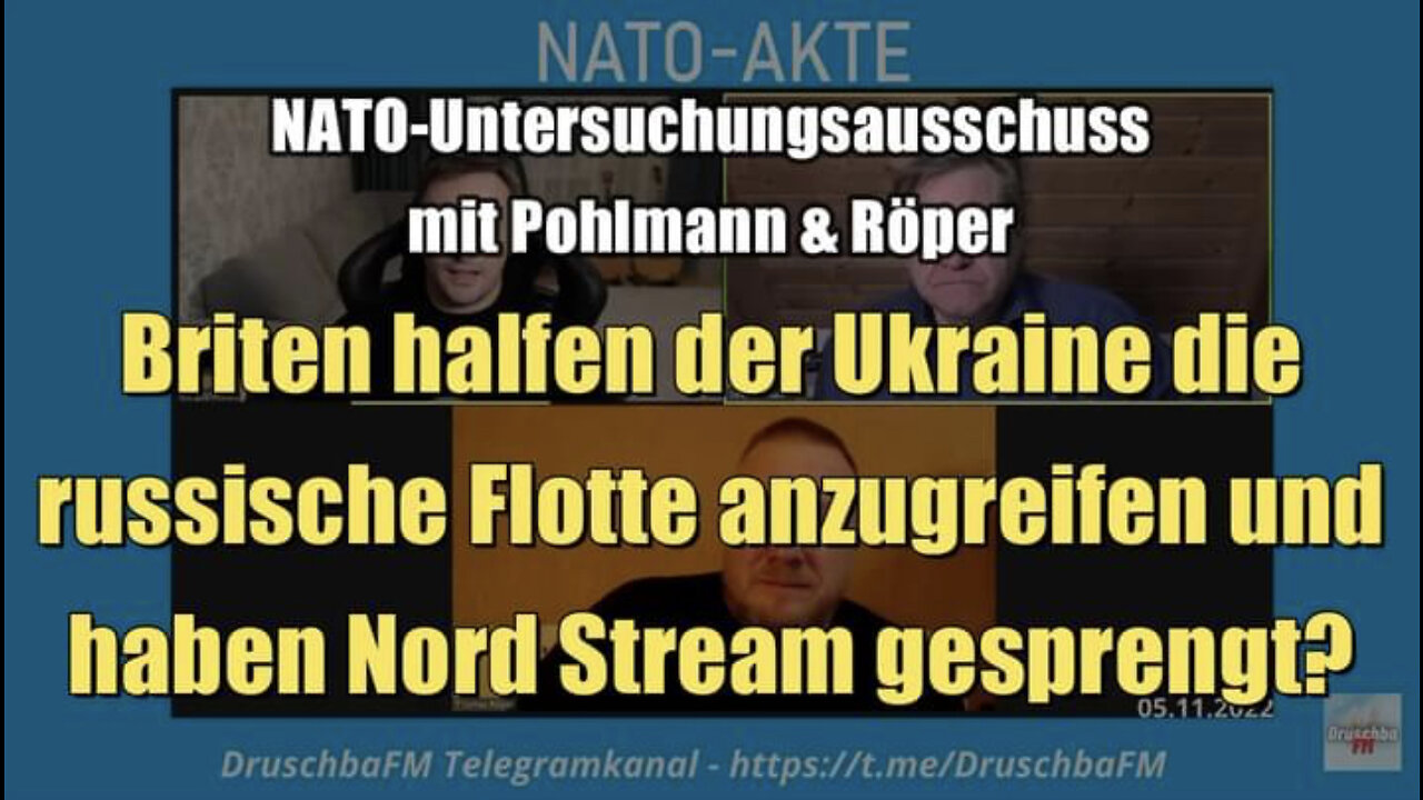 NATO-Untersuchungsausschuss mit Pohlmann & Röper (05.11.2022)