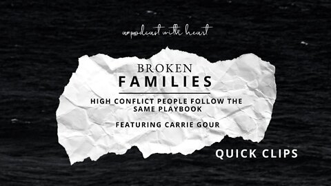 QUICK CLIP: High Conflict People Follow the Same Playbook Feat Carrie Gour