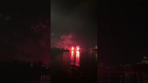 The last night of the fireworks