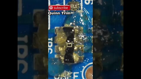 Chip Resistor Array Removal | SMD Desoldering | Tools That I Use | Quinn Trim #Shorts