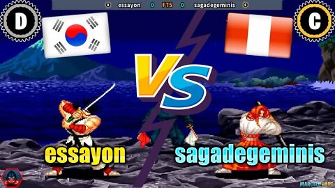 Samurai Shodown (essayon Vs. sagadegeminis) [South Korea Vs. Peru]