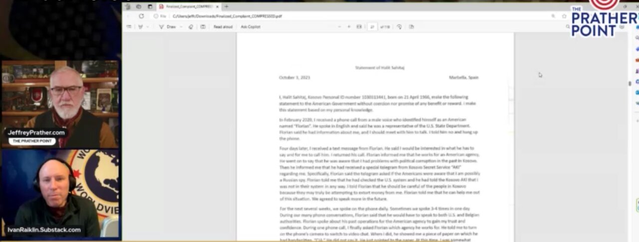 Prather walks through Moynihan complaint- CIA at war with FBI? CIA PUPPETED SMITH TO PROSECUTE TRUMP
