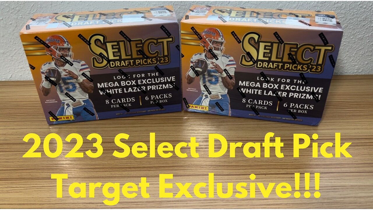 2023 Select Draft Picks Football! Target Exclusive Mega Boxes. Ripping 2 Boxes!!