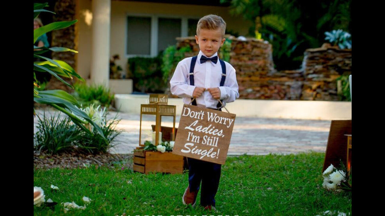 Adorable kids that made weddings more enjoyable- Ring Bearer fails