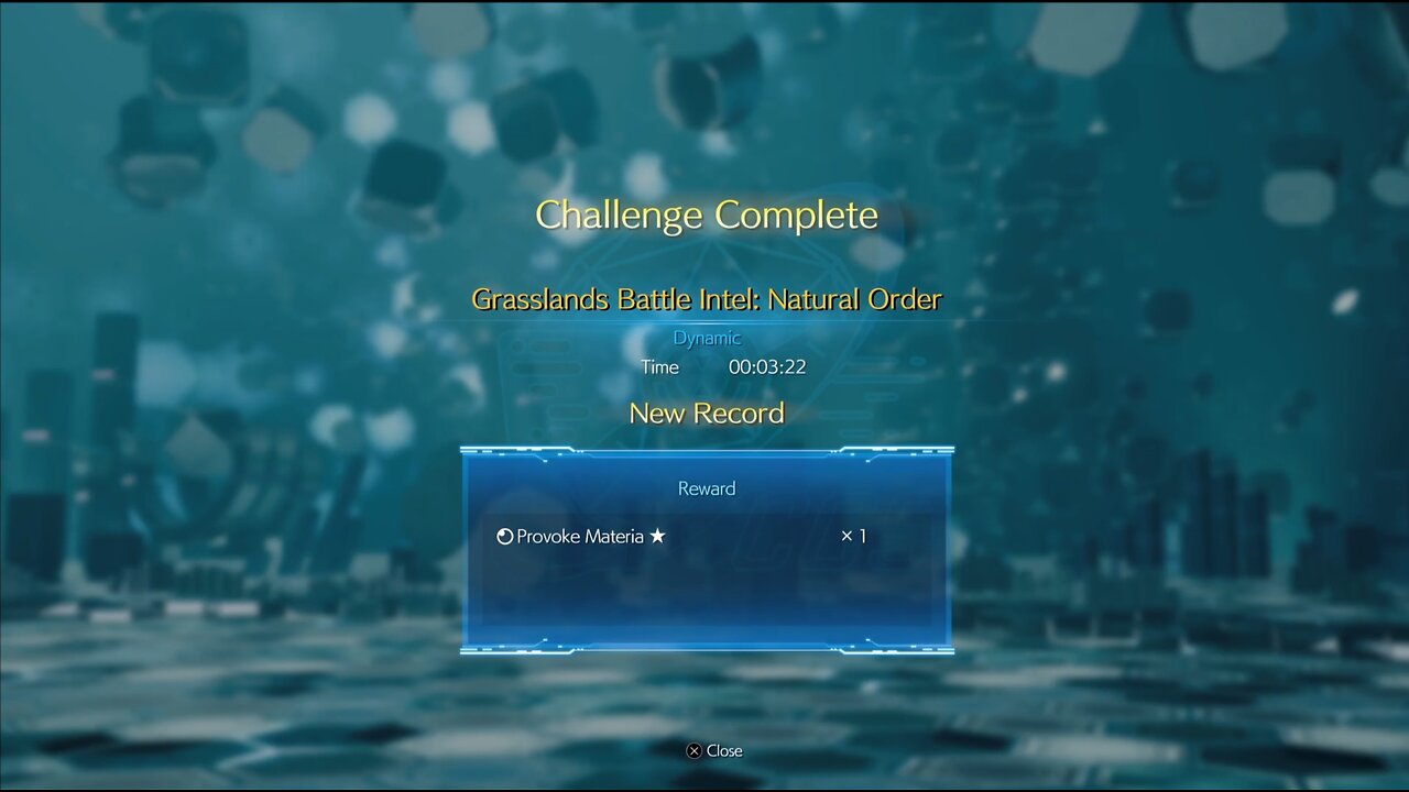 FF7 Rebirth - Grasslands Battle Intel Natural Order