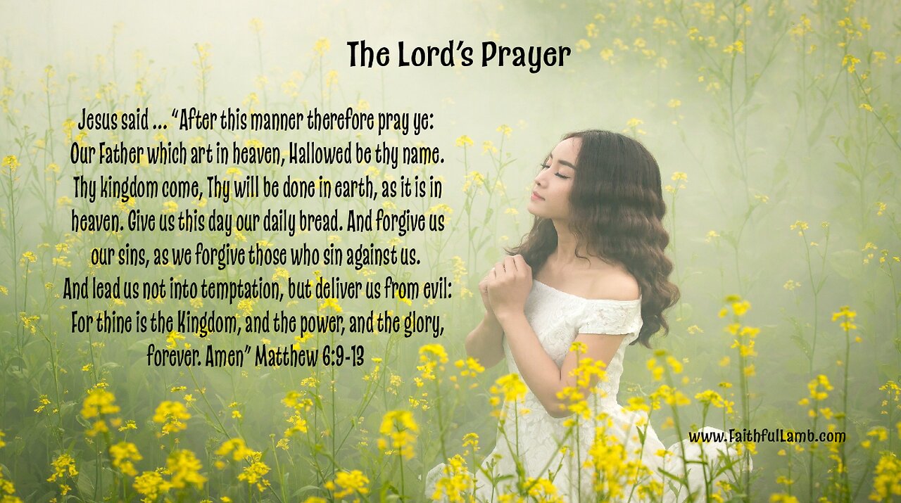 1 MINUTE FOR GOD. The Lord's Prayer (SCRIPTURE)