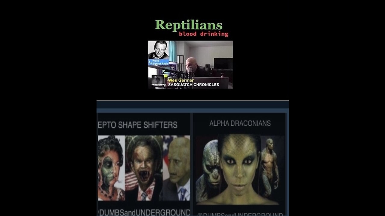 REPTOS - LIZARDS - SHAPESHIFTERS need ADRENOCHROME