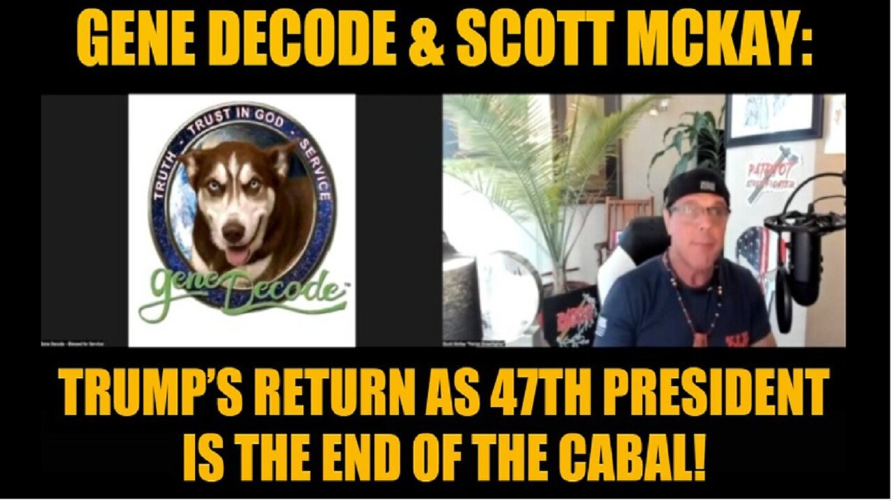 Riccardo Bosi Update Today Nov 8:Gene DeCode & Scott McKay: Trump’s Return as 47th President Is The End Of The Cabal!