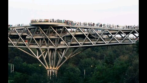 Meet the bridge Tabiyat in Tehran