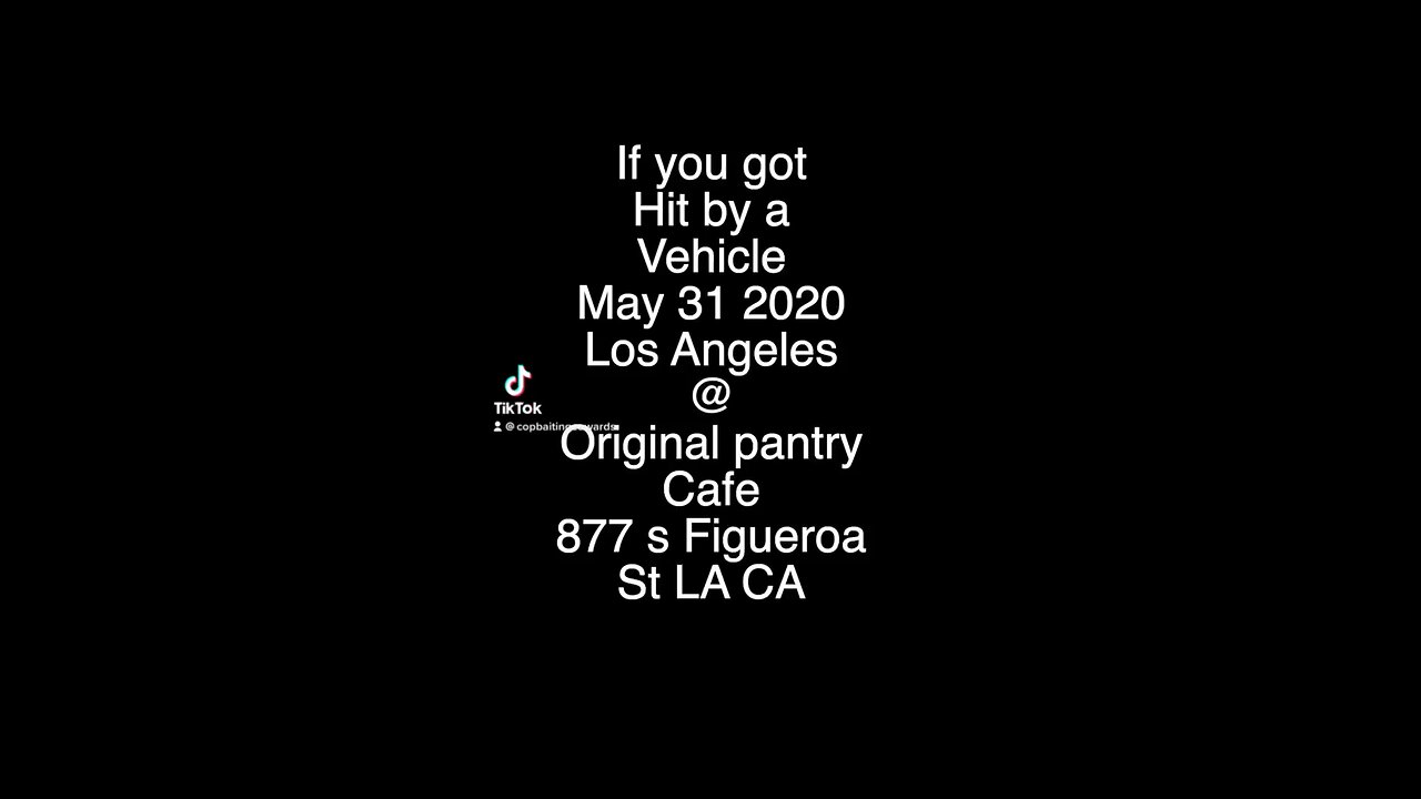 Copwatch weirdo ricky pinzon records his own hit & run