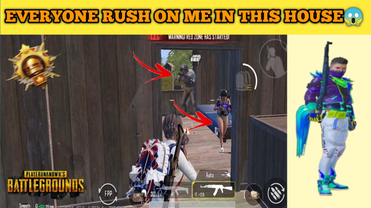 EVERYONE RUSH ON ME IN THIS HOUSE-PUBGM