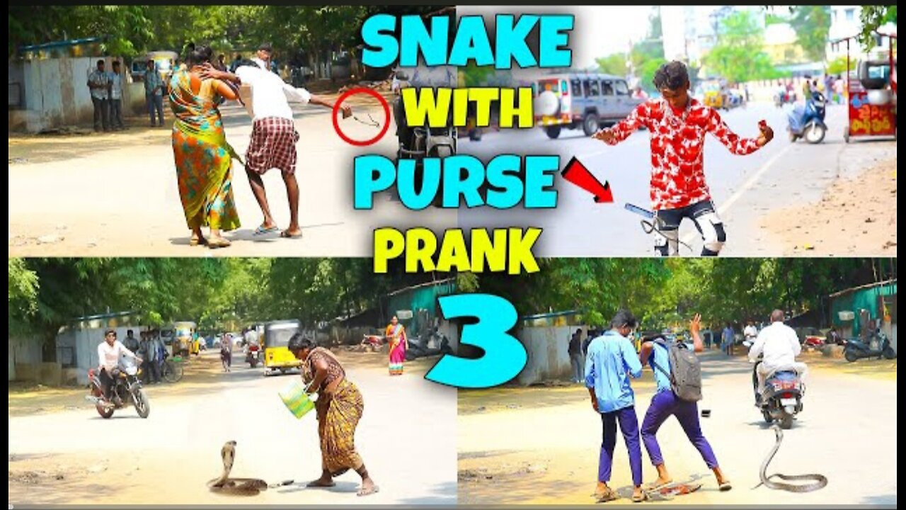 SANKE WITH PURSE PRANK PART - 3