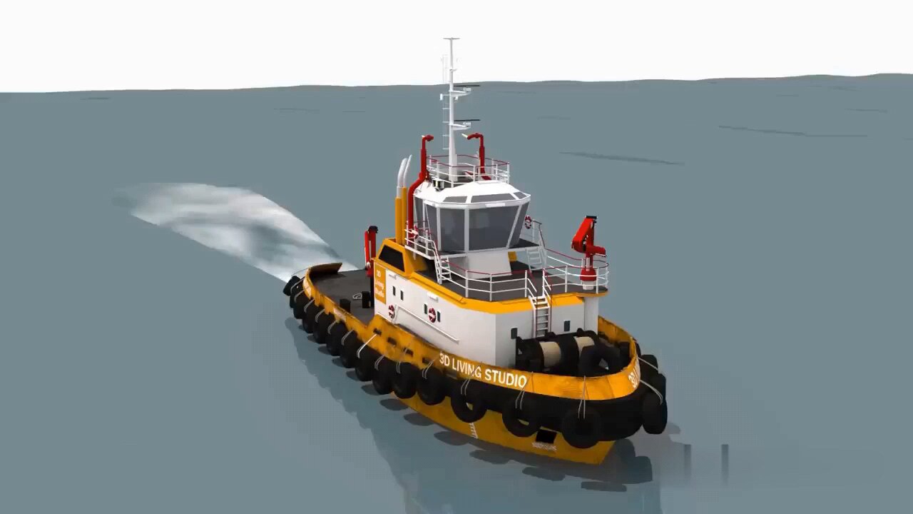 How Z-Drive Tugboats Tow Ships 1000 Times Bigger