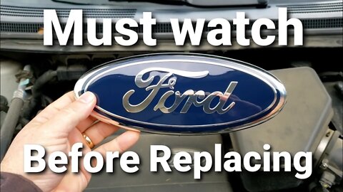 Ford emblem replacement on 2013 Ford edge front grill